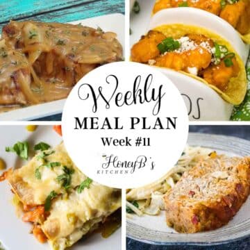 Weekly meal plan #11 featured image.