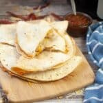 Featured image for Air Fryer Chicken Quesadilla recipe.