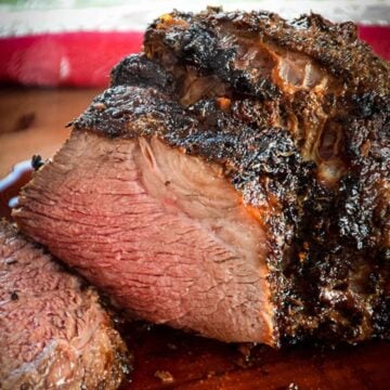 Featured Image for air fryer roast beef.
