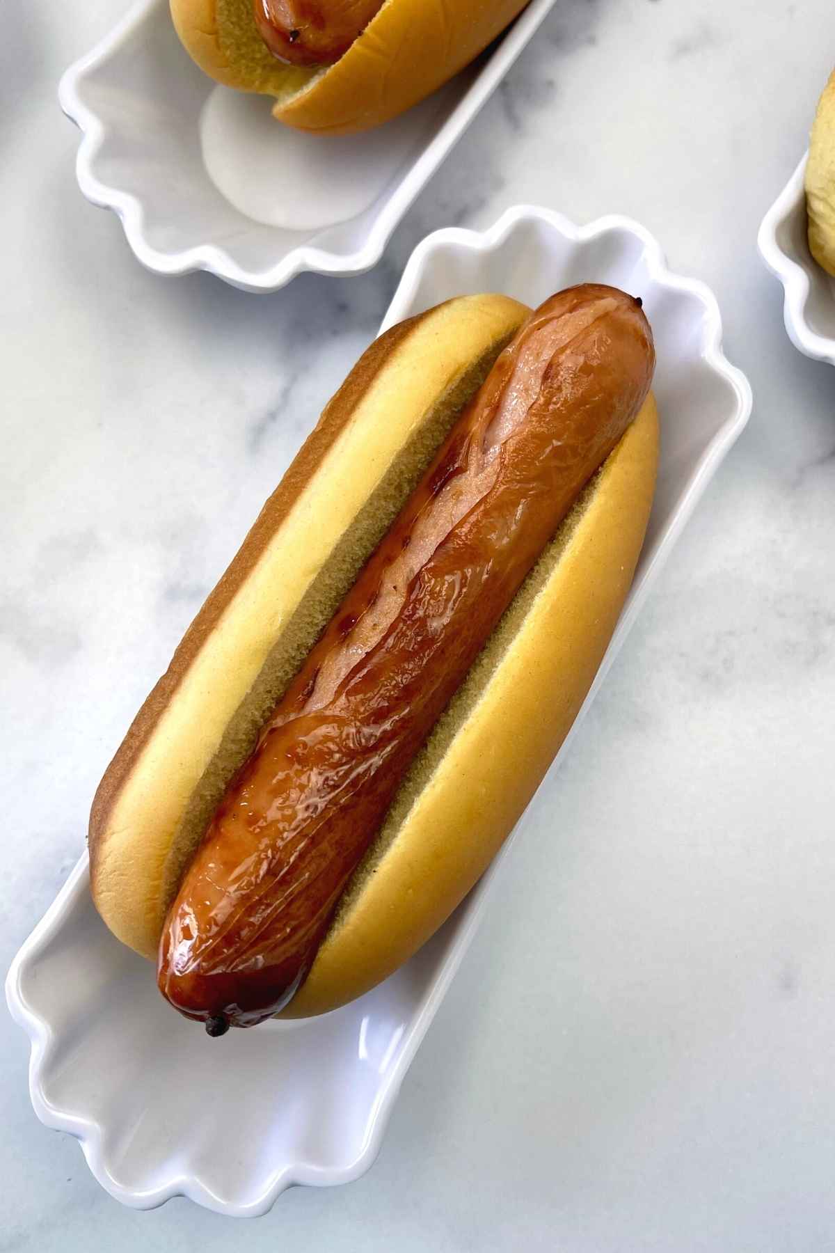 Hero Image for Air Fried Hot Dogs.