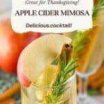 Pin image for Apple Cider Mimosa