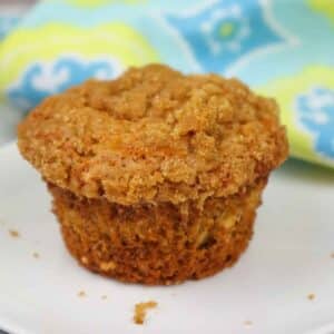Featured image for banana crumb muffin.