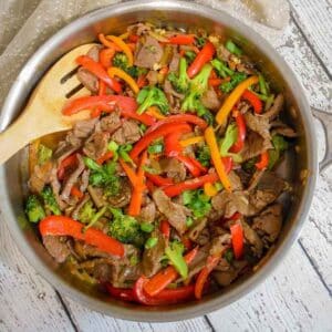 Featured image for Low Carb Beef Stir Fry.