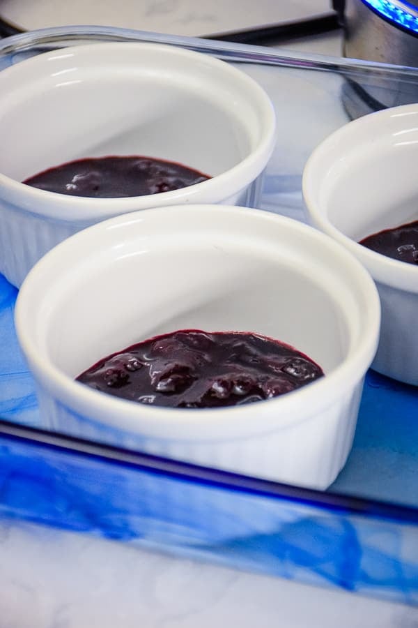 Keto Blueberry Creme Brulee