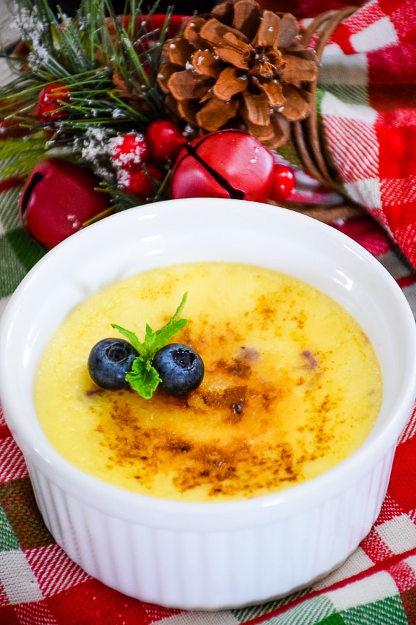 Blueberry Creme Brulee