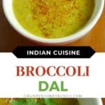 Pin image for Broccoli Dal.