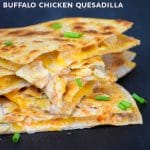 Low Carb Buffalo Chicken Quesadilla