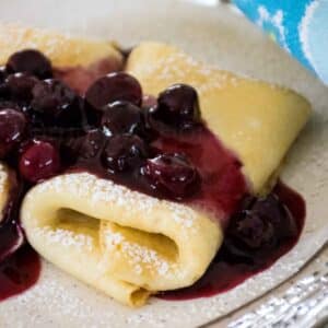 Featured image for Cheese Blintzes.