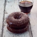 Featured image for Baked Chocolate Mocha Doughnuts.