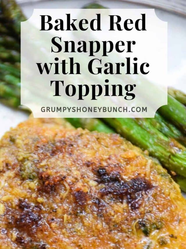Baked Red Snapper with Garlic
