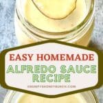 Pin image for Easy Homemade Alfredo Sauce