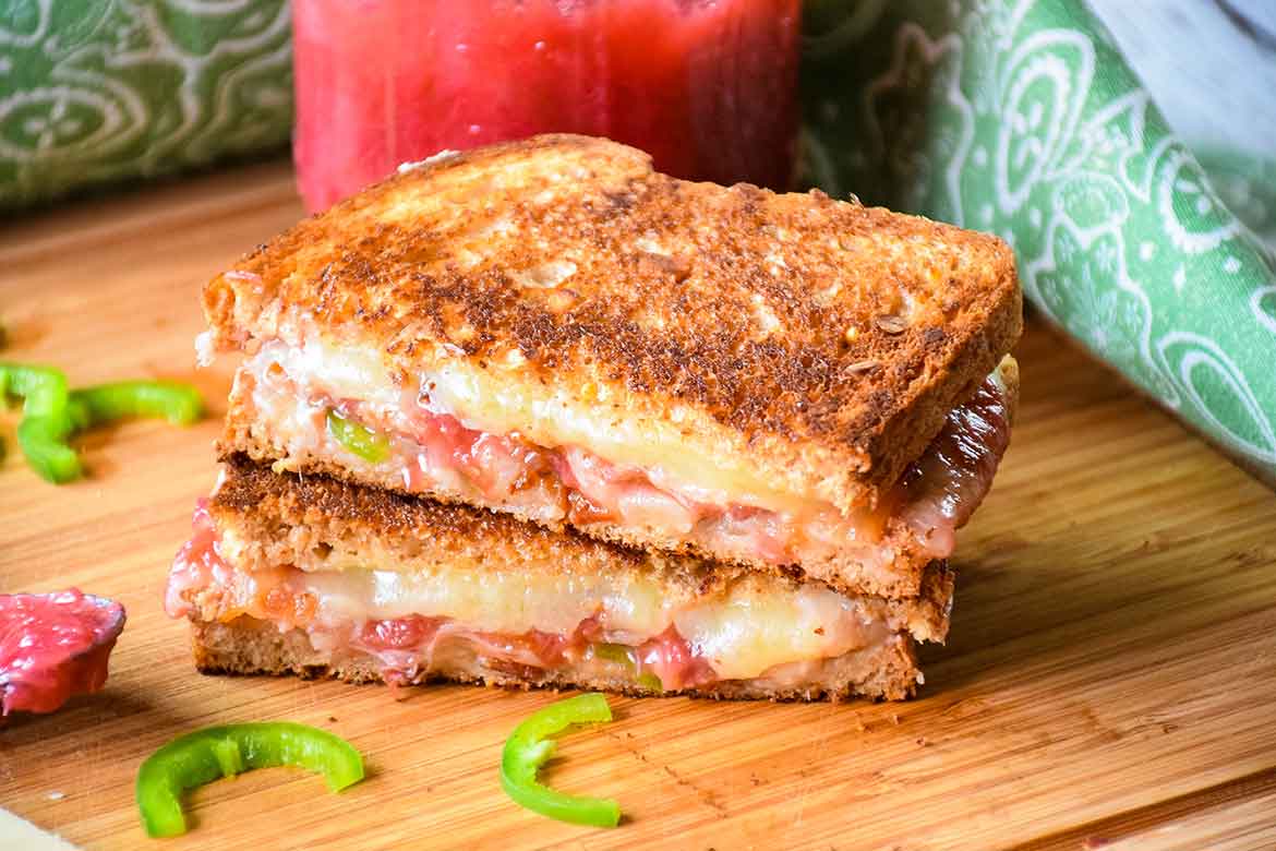 Bacon Cheddar Jalapeno Grilled Cheese