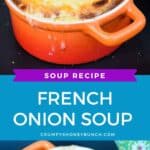 Pin image for French Onion Soup.