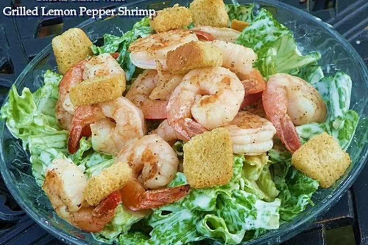 Full size image for Grilled Shrimp Caesar Salad.