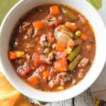 Featured Image for Hamburger Soup.