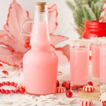 Featured image for homemade peppermint vodka.