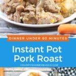 Pin image for instant pot pork roast.