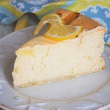 Lemon Curd Cheesecake Featured Image.
