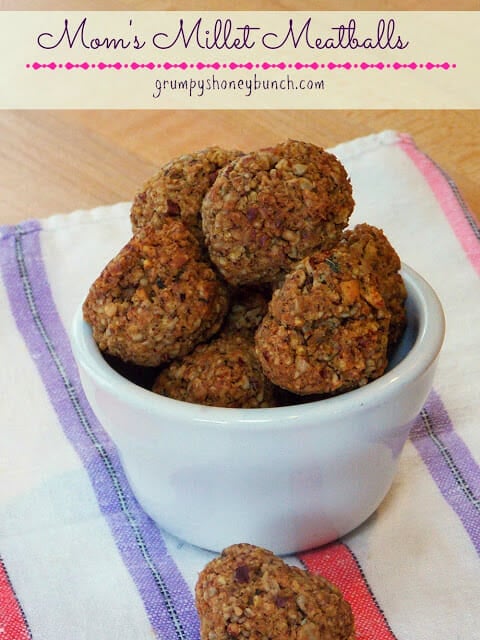 Moms Millet Meatballs