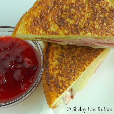 Monte Cristo with Strawberry Habanero Jam