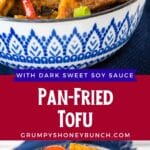 Pin image for pan fried tofu.