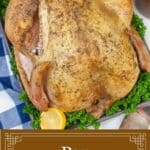 Pin image for Pan roasted turkey