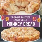 Pin image for pbj monkey bread.