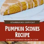 Pin image for Pumpkin Scones.