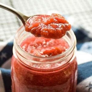 Featured image for Mom's Rhubarb Sauce.
