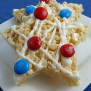 Featured Image for Rice Krispie Stars.