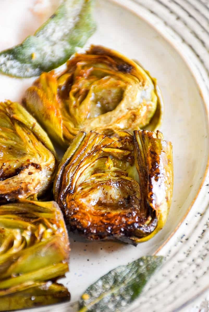 Balsamic Browned Butter Artichokes