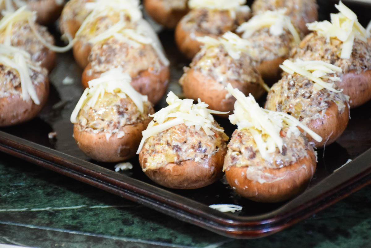 Sausage Stuffed Mushrooms