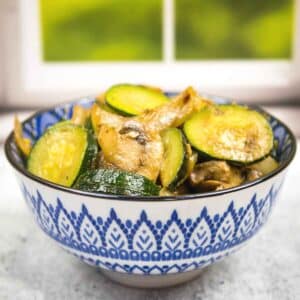 Sauteed Zucchini and Mushrooms featured image.