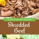 Pin image for Shredded Beef.