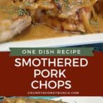 Pin image for Smothered Pork Chops with Gravy.