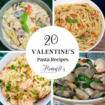 Featured image for Valentines Pasta Recipes.