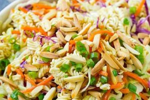 Easy Asian Chicken Salad with Ramen Noodle Recipe | Quick Salad Recipes for Healthy Salad Ideas to Boost Your Nutrition