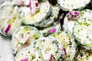 The Best Creamy Cucumber Salad Recipe Ever Quick Salad Recipes for Healthy Salad Ideas to Boost Your Nutrition The Best Creamy Cucumber Salad Recipe Ever | Quick Salad Recipes for Healthy Salad Ideas to Boost Your Nutrition