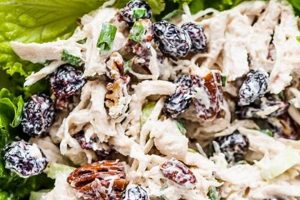 Best Chicken Salad with Cranberries Recipes Quick Salad Recipes for Healthy Salad Ideas to Boost Your Nutrition Best Chicken Salad with Cranberries Recipes | Quick Salad Recipes for Healthy Salad Ideas to Boost Your Nutrition