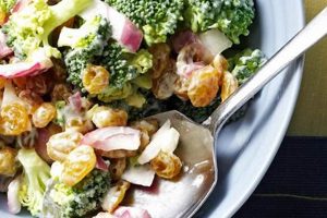 Classic Raisin Broccoli Salad Recipe: Easy & Healthy | Quick Salad Recipes for Healthy Salad Ideas to Boost Your Nutrition