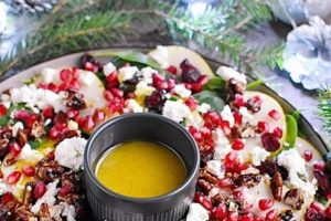 Festive Christmas Pear Salad Recipe for Holidays Quick Salad Recipes for Healthy Salad Ideas to Boost Your Nutrition Festive Christmas Pear Salad Recipe for Holidays | Quick Salad Recipes for Healthy Salad Ideas to Boost Your Nutrition