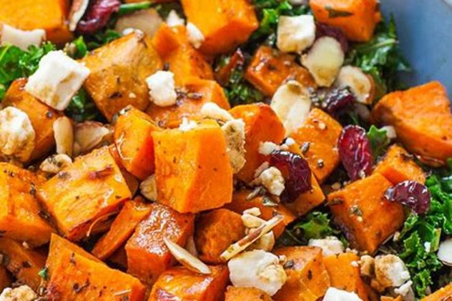 Best Kale & Sweet Potato Salad Recipe Ever | Quick Salad Recipes for Healthy Salad Ideas to Boost Your Nutrition
