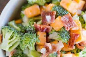 Best Broccoli Salad Recipe with Cheese: A Classic | Quick Salad Recipes for Healthy Salad Ideas to Boost Your Nutrition