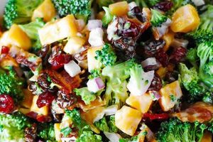 Best Broccoli Salad with Cheese Recipe Ever | Quick Salad Recipes for Healthy Salad Ideas to Boost Your Nutrition
