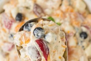 Easy Vanilla Pudding Fruit Salad Recipe | Quick Salad Recipes for Healthy Salad Ideas to Boost Your Nutrition