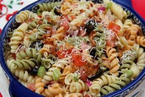 Classic Tri-Color Rotini Salad Recipe Quick Salad Recipes for Healthy Salad Ideas to Boost Your Nutrition Classic Tri-Color Rotini Salad Recipe | Quick Salad Recipes for Healthy Salad Ideas to Boost Your Nutrition