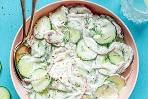 Cool & Creamy Yogurt Cucumber Salad Recipe Quick Salad Recipes for Healthy Salad Ideas to Boost Your Nutrition Cool & Creamy Yogurt Cucumber Salad Recipe | Quick Salad Recipes for Healthy Salad Ideas to Boost Your Nutrition