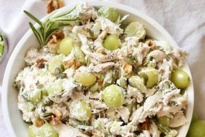 Easy Chicken Salad w/ Grapes & Walnuts Recipe | Quick Salad Recipes for Healthy Salad Ideas to Boost Your Nutrition