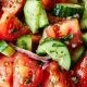 Recipe Tomato Cucumber Salad | Quick Salad Recipes for Healthy Salad Ideas to Boost Your Nutrition