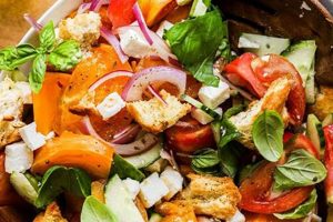 Classic Panzanella Salad Recipe: Easy & Delicious | Quick Salad Recipes for Healthy Salad Ideas to Boost Your Nutrition